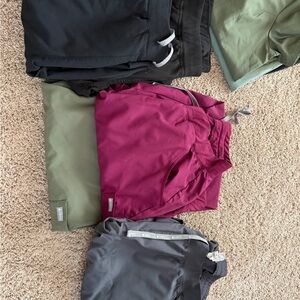 Women's Drawstring Active Shorts - Berry